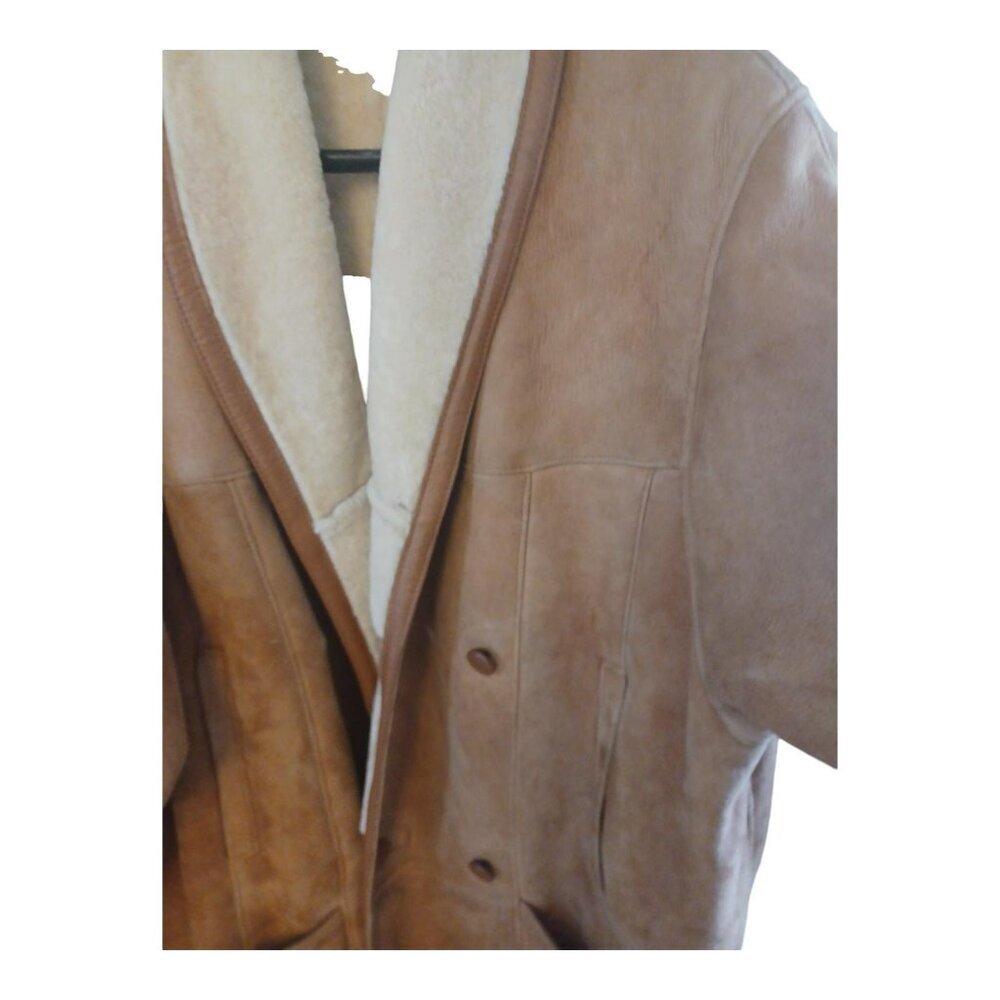 Vintage Danier women's genuine sheepskin coat L - Picture 3 of 7